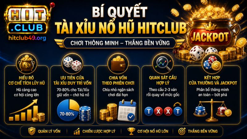 Những bí quyết tham gia tài xỉu nổ hũ HITCLUB
