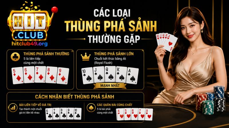 Tổng hợp các loại thùng phá sảnh thường gặp nhất
