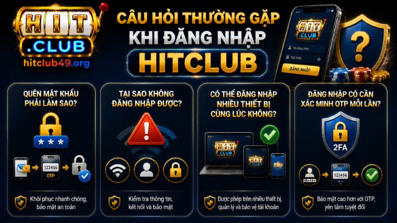 Giải đáp thắc mắc khi đăng nhập HITCLUB