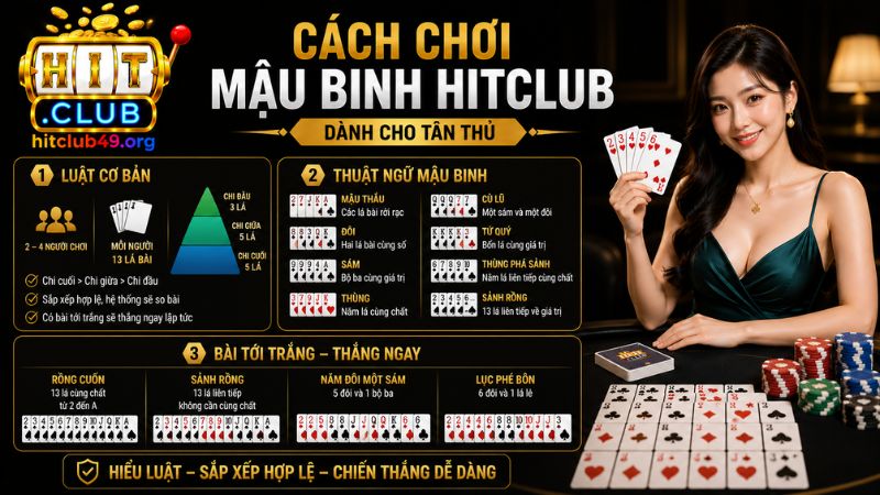 Hướng dẫn luật chơi mậu binh HITCLUB cơ bản