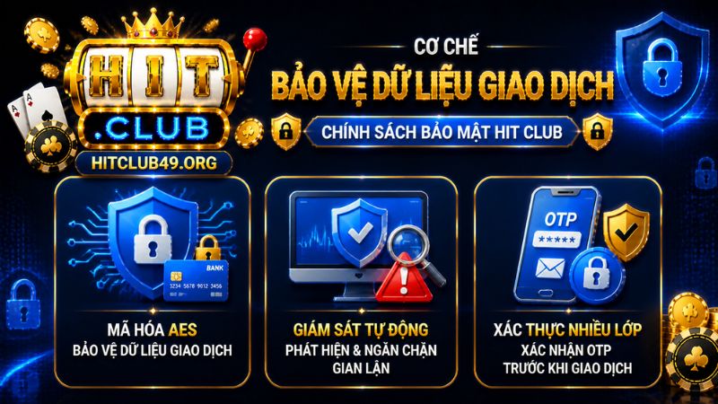 Cơ chế bảo vệ dữ liệu giao dịch trên Hit Club