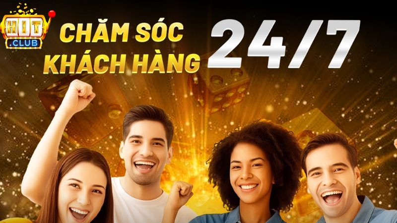 Đội ngũ hỗ trợ Hit Club chuyên nghiệp