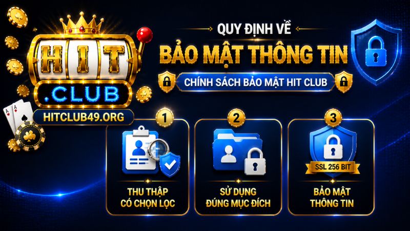 Quy định về bảo mật thông tin trong chính sách bảo mật Hit Club